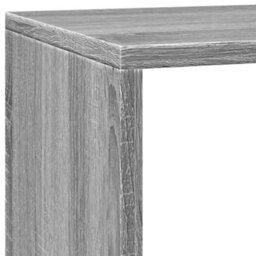 Berkfield Room Divider Bookcase 3-Tier Grey Sonoma 137.5X29X103.5 Cm Engineered Wood - thumbnail 9