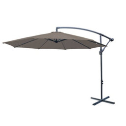 Rinse Bathrooms Brown Patio Parasol Cantilever Hanging Garden Beach Banana Umbrella Uv Protection 3M - thumbnail 2