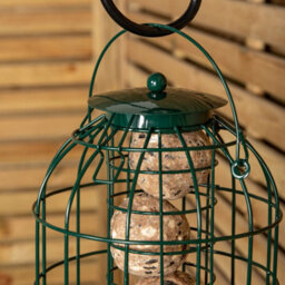 Pack Of 2 Samuel Alexander Metal Hanging Bird Fat Ball Feeder With Squirrel Guard & Pack Of 6 Suet Fat Balls - thumbnail 6