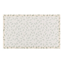 Artsy Doormats Leaf Cream And Green Indoor Outdoor Doormat (70 X 40Cm) - thumbnail 2