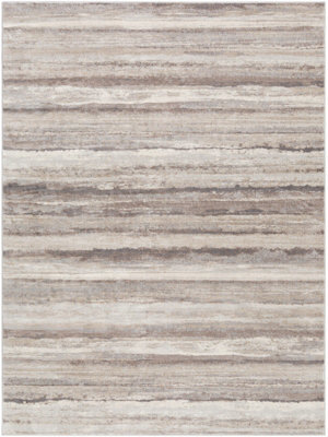 Livabliss Roma-Modern Grey Multicoloured Brown Living Dining Bedroom Rug 160 X 215 Cm Easy Care, Non Shedding - image 1