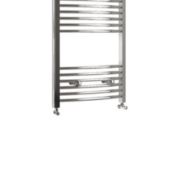Simple Bathroom 1600X500mm Chrome Designer Curved Ladder Style Radiator - thumbnail 5