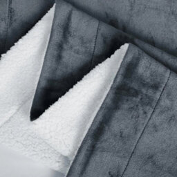 480 Gsm Luxury Heavy Sherpa Blanket Warm Faux Fur - thumbnail 3