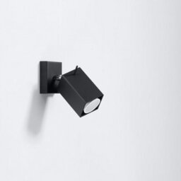 Luminosa Lighting Luminosa Merida 1 Light Wall Spotlight Black, Gu10