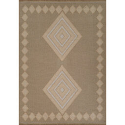 Livabliss Mystery-Washable Tan Beige Ivory Modern Living Dining Jute Rug 198 X 275 Cm Easy Care, Non Shedding - thumbnail 1
