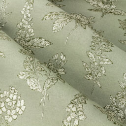 Wylder Sophia Jacquard Floral Room Darkening Eyelet Curtain Pair Sage (W)229Cm X (D)229Cm - thumbnail 6