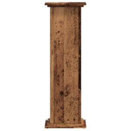 Walplus Plant Stand Old Wood 33X33X100 Cm Engineered Wood - thumbnail 5