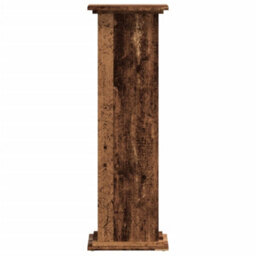 Walplus Plant Stand Old Wood 33X33X100 Cm Engineered Wood - thumbnail 4