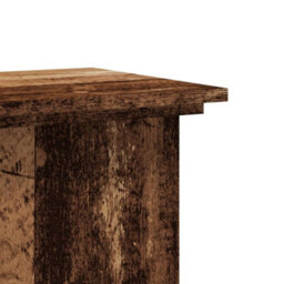 Walplus Plant Stand Old Wood 33X33X100 Cm Engineered Wood - thumbnail 7