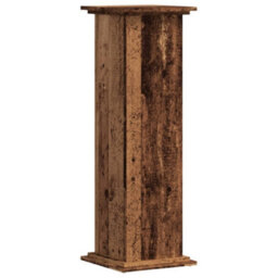 Walplus Plant Stand Old Wood 33X33X100 Cm Engineered Wood - thumbnail 2