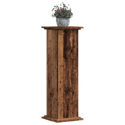 Walplus Plant Stand Old Wood 33X33X100 Cm Engineered Wood - thumbnail 3