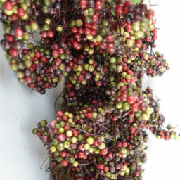 Leaf 55Cm Artificial Hanging Black Berries Wreath - thumbnail 5