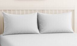 Luxury 200Tc Housewife Pillowcase Pair Soft Feel White