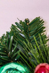 Christmas Tree World 180Cm Decorated Mixed Pine Garland With Tartan Bows - thumbnail 7