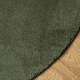 Berkfield Rug Huarte Short Pile Soft And Washable Forest Green Size  80 Cm - thumbnail 4