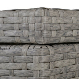 Outsunny 4 Pcs Rattan Wicker Sofa Set Conservatory Furniture W/ Side Storage Box - thumbnail 8