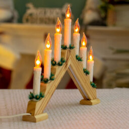 The Christmas Workshop 70800 Wooden Christmas Candle Bridge - thumbnail 7