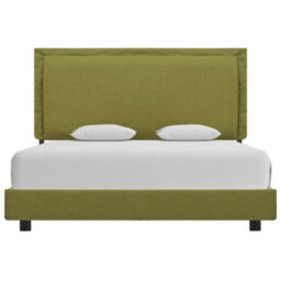 Berkfield Bed Frame Green Fabric 135X190 Cm 4Ft6 Double - thumbnail 2