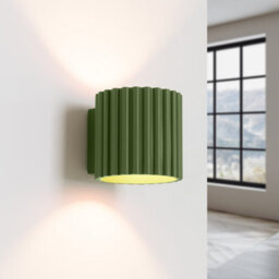 Luminosa Lighting Luminosa Aura Up & Down Wall Lamp Olive Green 1X G9 - thumbnail 3