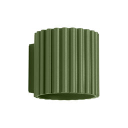 Luminosa Lighting Luminosa Aura Up & Down Wall Lamp Olive Green 1X G9 - thumbnail 1