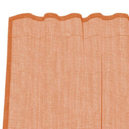 Walplus Voile Curtains With Rod Pockets 2 Pcs Terracotta - thumbnail 6
