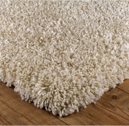 Modern Extra Large Small Soft 5Cm Shaggy Non Slip Bedroom Living Room Carpet Runner Area Rug - Light Beige 60 X 110 Cm - thumbnail 3