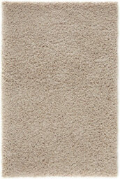 Modern Extra Large Small Soft 5Cm Shaggy Non Slip Bedroom Living Room Carpet Runner Area Rug - Light Beige 60 X 110 Cm - thumbnail 1