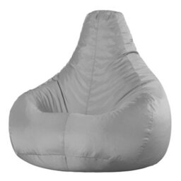 Icon Dalton High Back Adult Gaming Indoor Outdoor Bean Bag Chair,  Grey