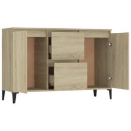 Berkfield Sideboard Sonoma Oak 104X35X70 Cm Engineered Wood - thumbnail 4