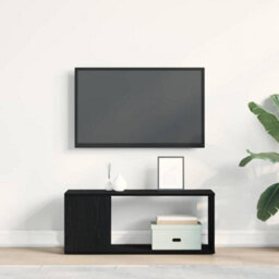 Walplus Entertainment Center Black 80 X 24 X 32 Cm Engineered Wood - thumbnail 1