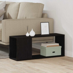 Walplus Entertainment Center Black 80 X 24 X 32 Cm Engineered Wood - thumbnail 4