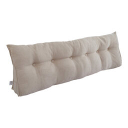 Living And Home Light Beige-Grey Bed/sofa Chenille Triangle Throw Pillow, 180Cm W X 20Cm D X 50Cm H