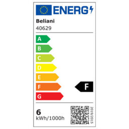 Beliani Outdoor Led Wall Light Matte Black Ip44 Iron And Glass Modern 12W Equivalent Warm White W12 X D9 X H28Cm - thumbnail 7