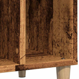 Berkfield Record Cabinet Old Wood 100X38X48 Cm Engineered Wood - thumbnail 7