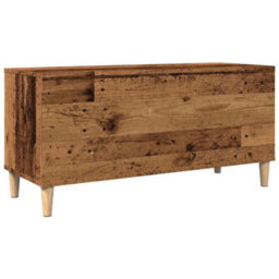 Berkfield Record Cabinet Old Wood 100X38X48 Cm Engineered Wood - thumbnail 6