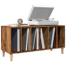 Berkfield Record Cabinet Old Wood 100X38X48 Cm Engineered Wood