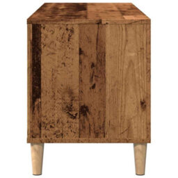 Berkfield Record Cabinet Old Wood 100X38X48 Cm Engineered Wood - thumbnail 5