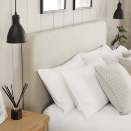 The Furniture Market Soho Curved 5Ft King Size Storage Ottoman Bed - Natural Linen Fabric - thumbnail 5