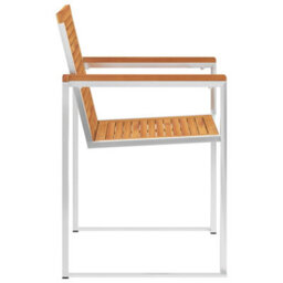 Berkfield Garden Chairs 8 Pcs Solid Acacia Wood And Stainless Steel - thumbnail 4