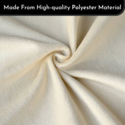 Neel Blue Ivory Velvet Backdrop Curtain Wrinkle-Free Polyester Fabric Background With Drapes, 3X3 Metres - thumbnail 3
