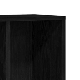 Vidaxl Bookcase Black Oak 50X25X80 Cm Engineered Wood - thumbnail 9
