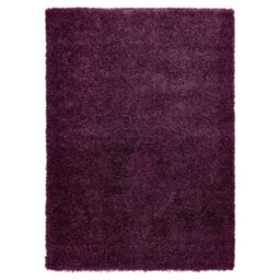 "Bravich Aubergine Thick Shaggy Rug - California - 60X110Cm (2'x3'7"")" - thumbnail 2
