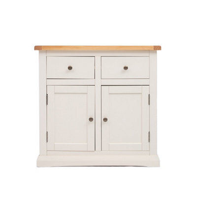 Cabinet Bits Castelli Off White 2 Drawer 2 Door Sideboard Brass Knob - image 1