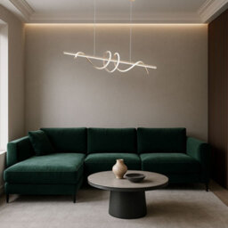 Ceiling Lamp Chandelier Toolight Led G065-Cp Gold - thumbnail 2