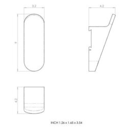 Cosmic Towel Hook, Coat Hook, 2 Pieces, Matt Black, Compatible With Wall Guide And All Accessories Of The Modular Alife Collection - thumbnail 8
