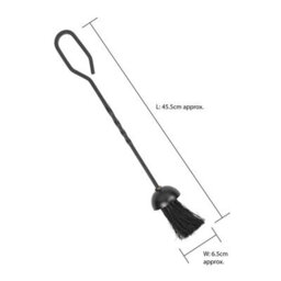 Jvl Lomand Fireside Brush Fire Tool For Fireplace Log Burner - thumbnail 8