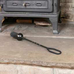 Jvl Lomand Fireside Brush Fire Tool For Fireplace Log Burner - thumbnail 7