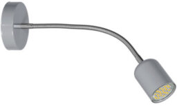 Milagro Maxi Cool Grey Wall Lamp 1Xgu10 High Quality Hand Made Scandi Style Wall Light Stylish Subtle And Fully Adjustable - thumbnail 7