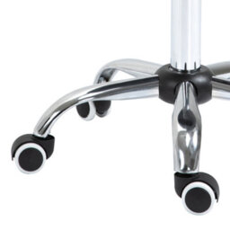 Homcom Cosmetic Stool 360 Rotate Height Adjustable Salon Massage Spa Chair Hydraulic Rolling Saddle Stool Mobility, Grey - thumbnail 9