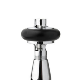 Plum&clay Pair Of Corner Chrome Wooden Head Radiator Valves - thumbnail 2